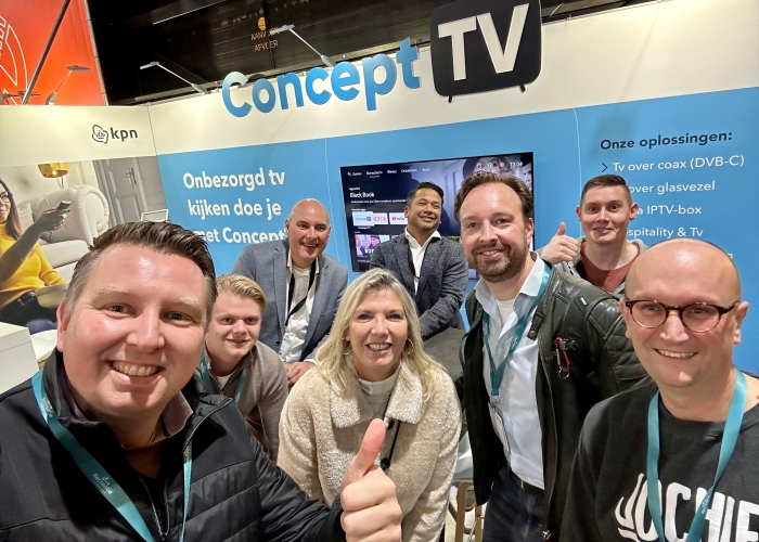 Foto over het succesverhaal van Concept TV